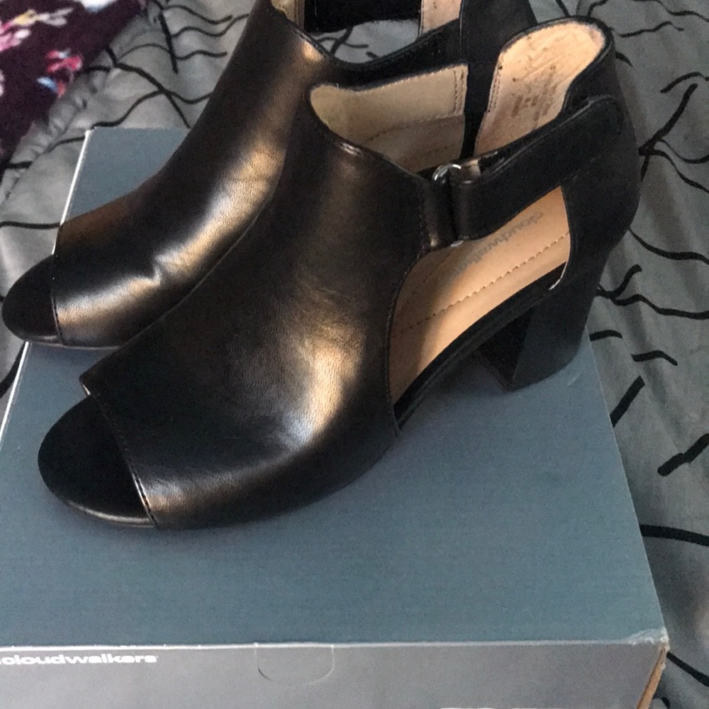 Open Toe heeled Boot Shoes